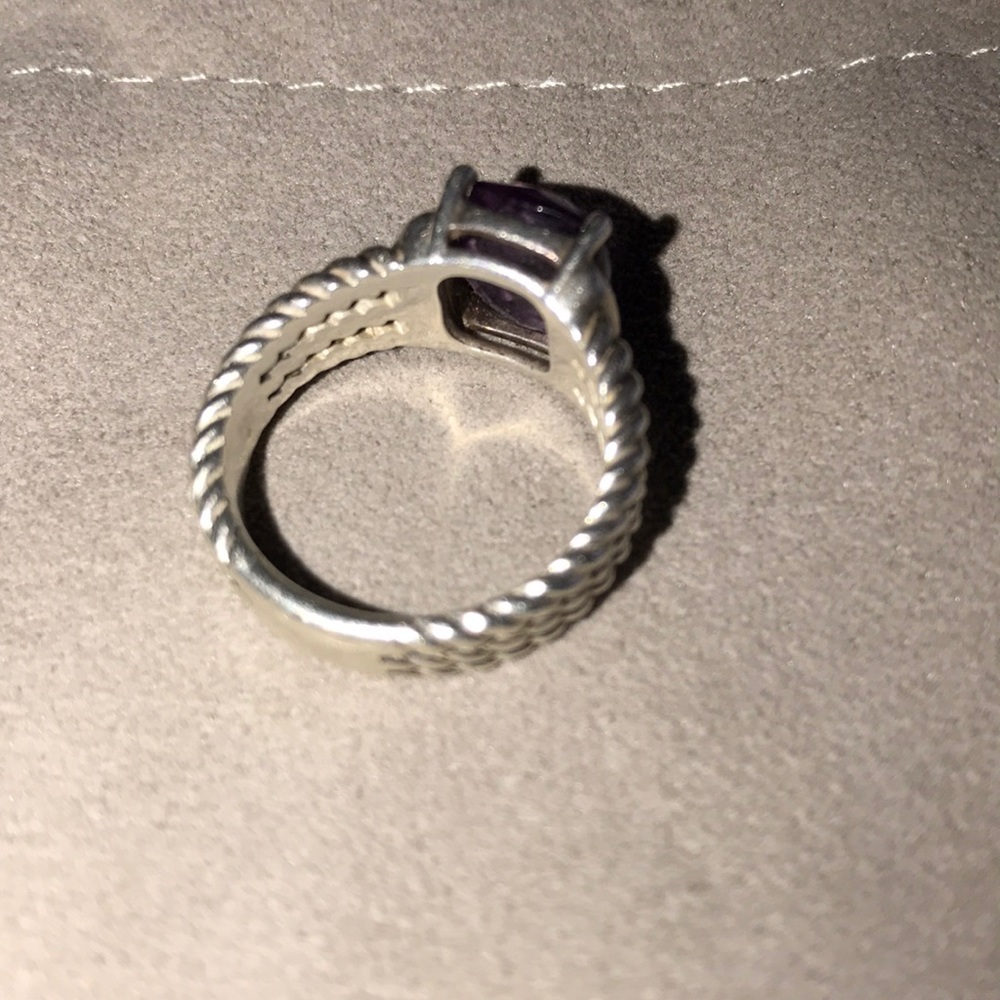 David Yurman amethyst purple ring - Picture 4 of 6